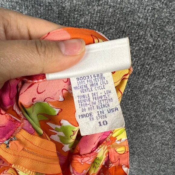 NEW Maurices Flower Print Multicolor Women's Skirt Size 10 USA MADE - Picture 8 of 8